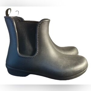 Crocs Freesail Chelsea Boot Womens Size 8 Black  comfort rain boot